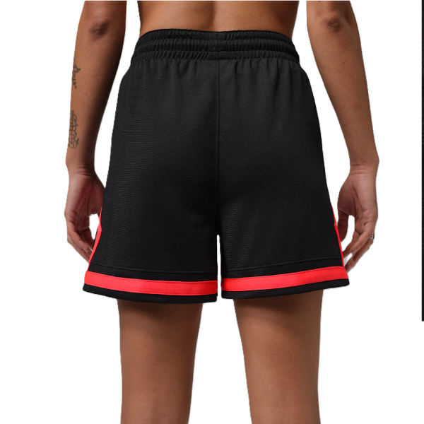 Jordan Wmns Diamond Shorts 4" - Svart/Jumpman Red