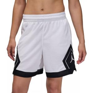 Jordan Wmns Diamond Shorts 4" - Vita/Svarta