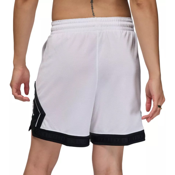 Jordan Wmns Diamond Shorts 4" - Vita/Svarta