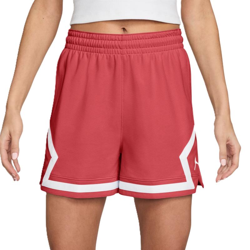 Jordan Wmns Diamond Shorts 4" - Track Red