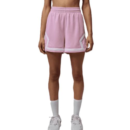 Jordan Wmns Diamond Shorts 4" - Ljusrosa/Vit