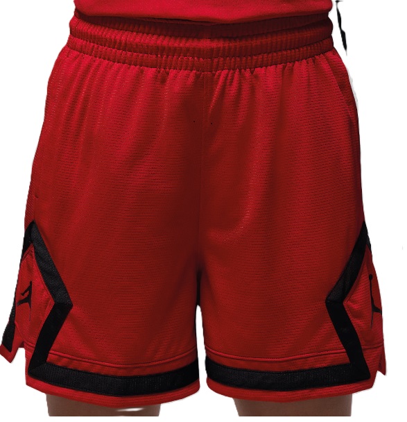 Jordan Wmns Diamond Shorts 4" - Röd/svart