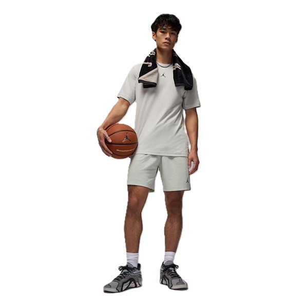 Jordan Shorts i mesh Dri-FIT Ljus Silver