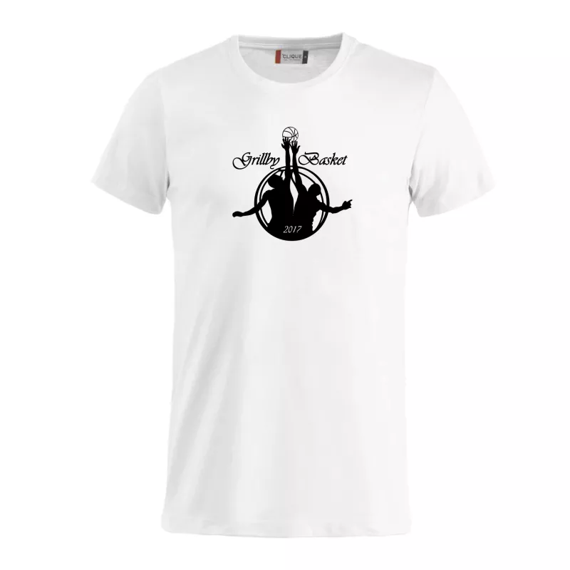 Grillby Basket T-shirt Vit