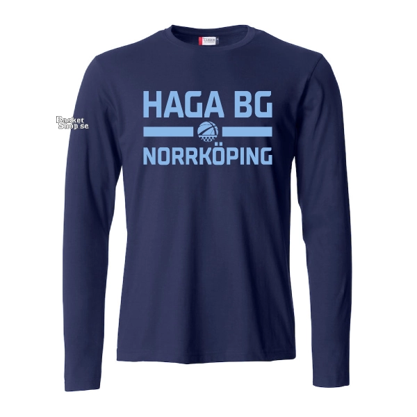 HAGA BG Norrköping L/S Tee Marin