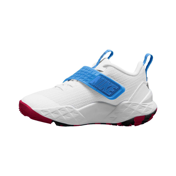 Nike Team Hustle D12 Barn Vit/Ljusblå