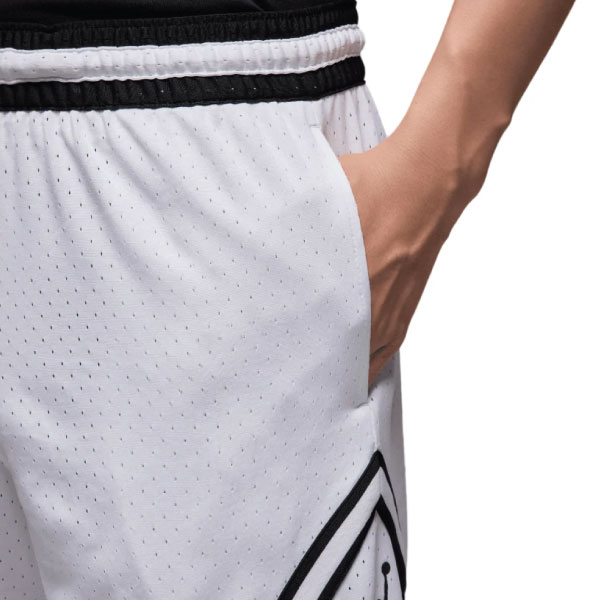 Jordan Diamond Mesh Shorts Vit/Svart