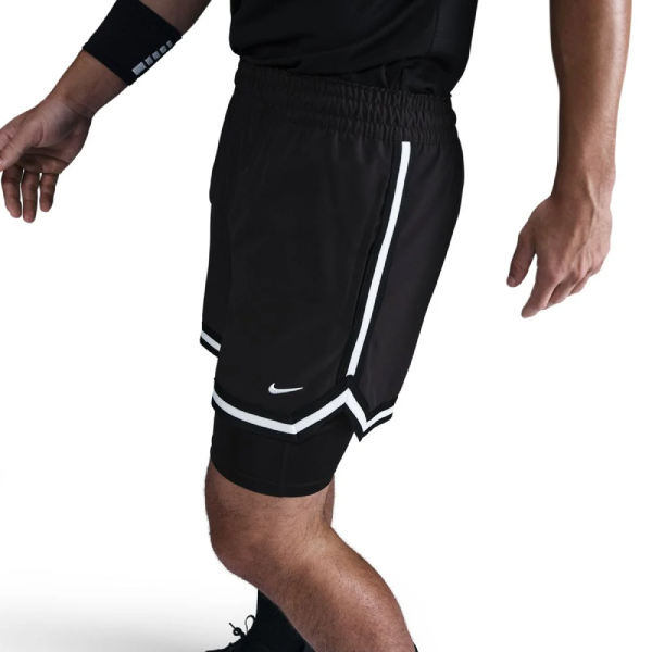 Nike DNA 2 in 1 Basketshorts Svart