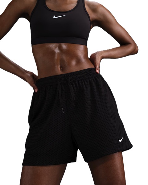 Nike Wmns Essential Mesh Shorts Svarta