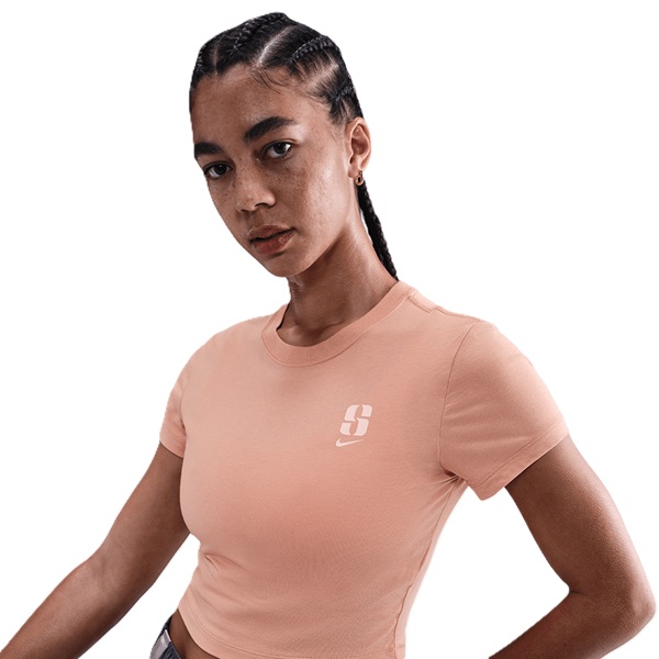 Nike Sabrina Ionescu Crop Tee Rose Gold