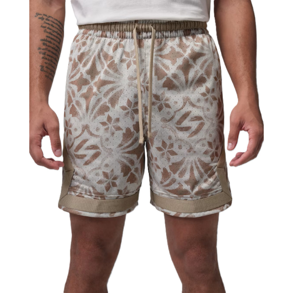Jordan Luka Dončić Diamond Shorts Khaki/Jordanröd