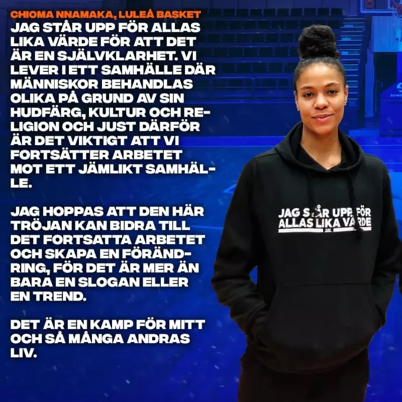 Jag Står Upp För Allas Lika Värde Hoody