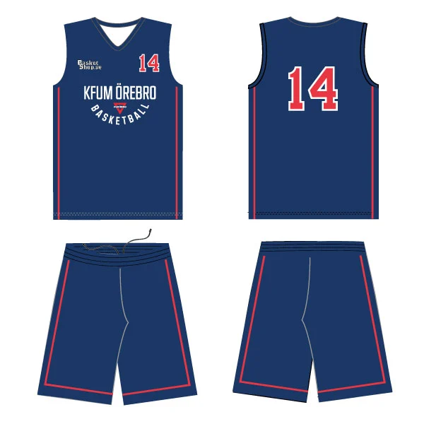 Örebro Basketball Vändbart Matchställ Ungdom