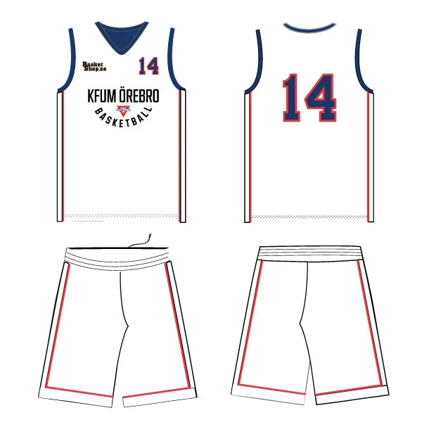 Örebro Basketball Vändbart Matchställ Ungdom