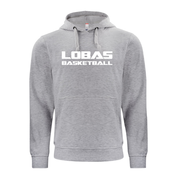 Lobas Basketball Hoody Grå