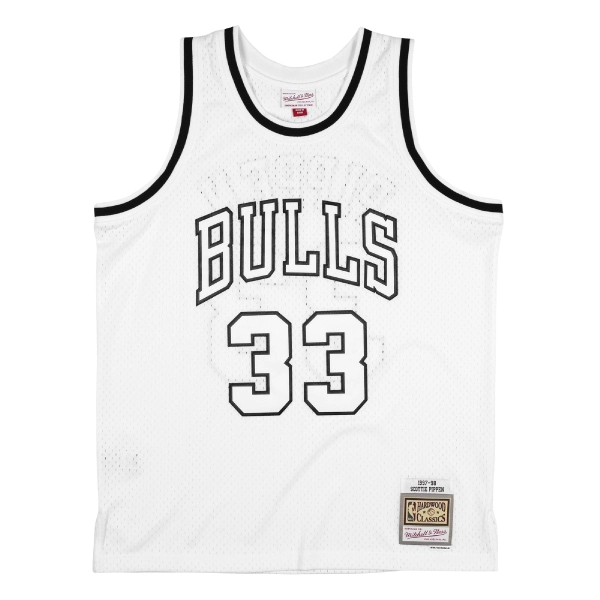NBA Swingman Chicago Bulls Scottie Pippen Vit/Svart