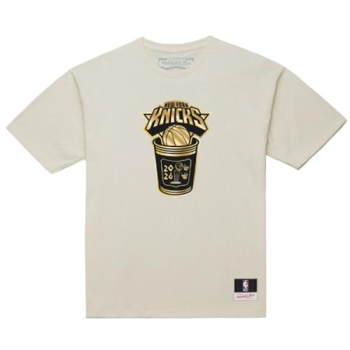 New York Knicks Cream 2026 NBA Finals Champions Coffee Cup T-Shirt