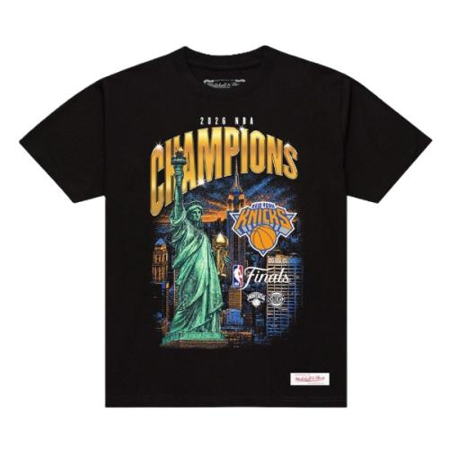 New York Knicks Black 2026 NBA Finals Champions City T-Shirt