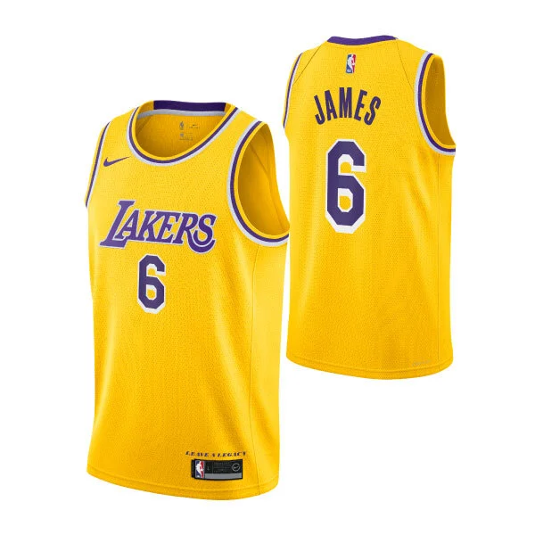 Nike Lebron LA Lakers Nr 6 Icon Swingman Jr