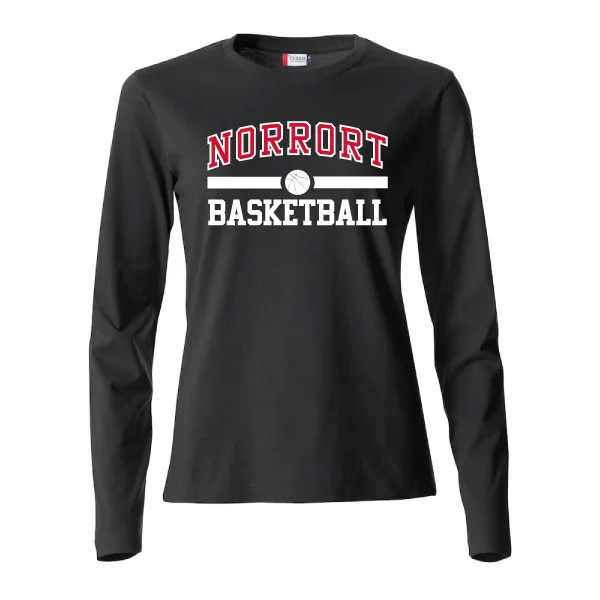 Norrort Basketball Långärmad Tee Dam Svart