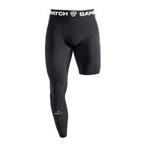 Gamepatch Single-leg tights RIGHT Svart