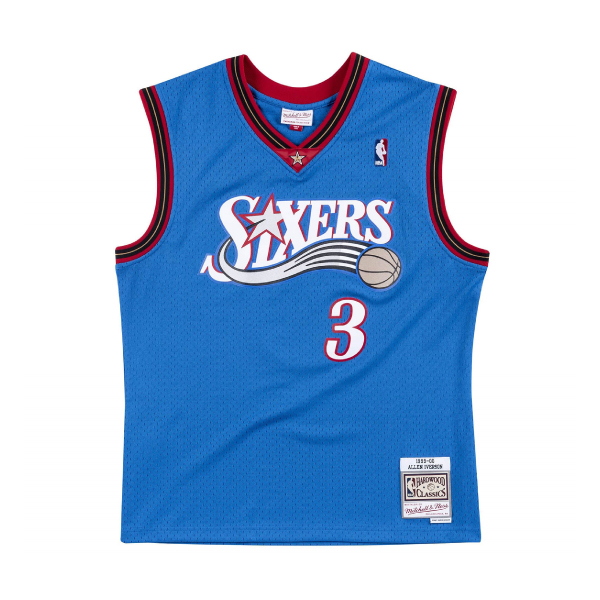 NBA Swingman Allen Iverson 2000 Philadelphia 76ers Blå