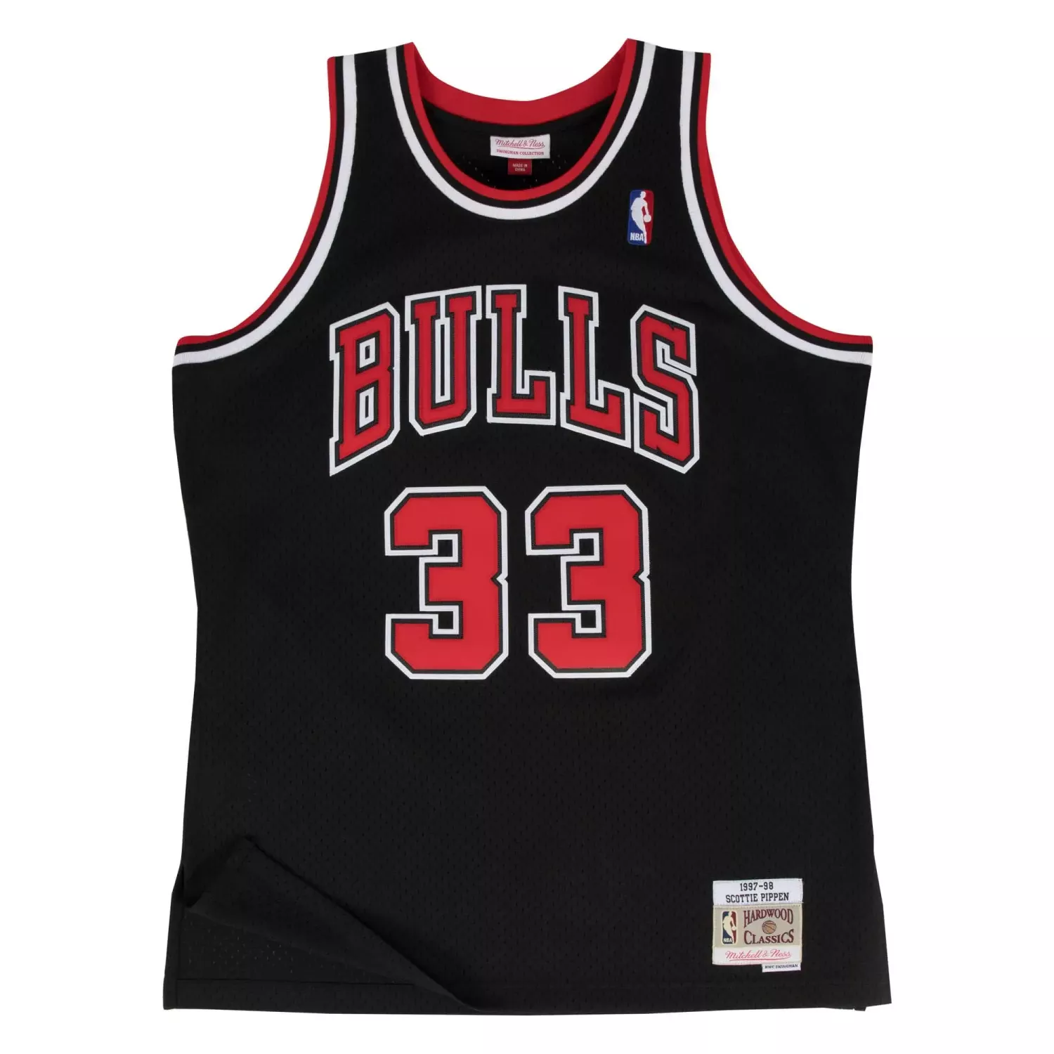 NBA Swingman Chicago Bulls Pippen Svart/Vit/Röd