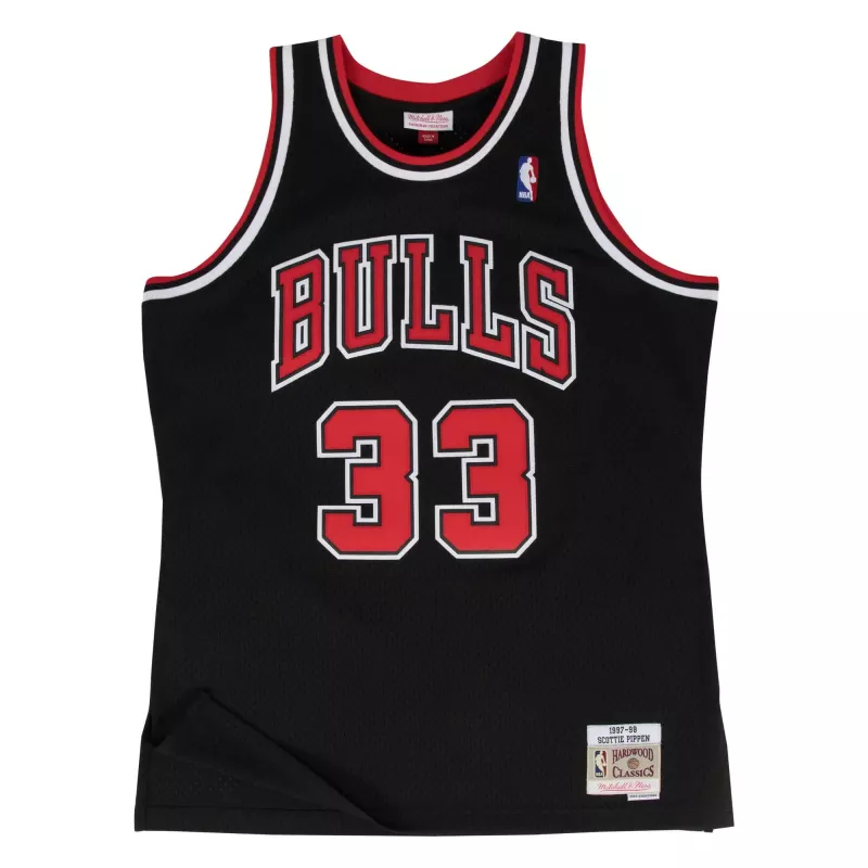 NBA Swingman Chicago Bulls Pippen Svart/Vit/Röd