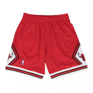 NBA Swingman Chicago Bulls Shorts Röd