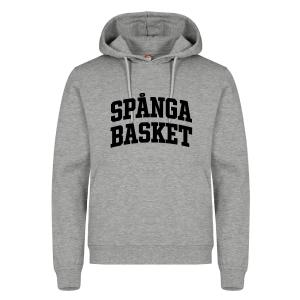 Spånga Basket SUPPORTER hoody Grå