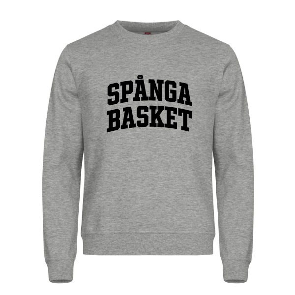 Spånga Basket SUPPORTER sweatshirt Grå