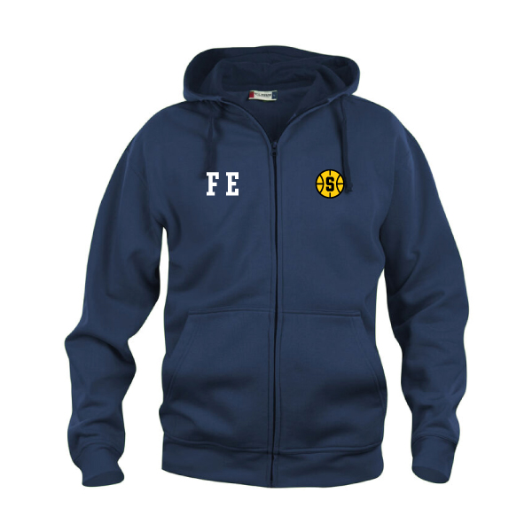 Spånga Basket Zip-Hoody SR Marin