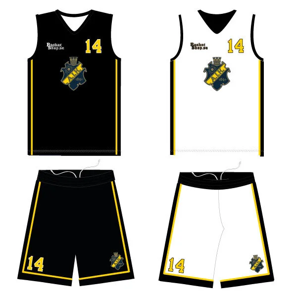 AIK Basket vändbart matchställ