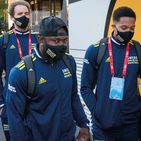 Sweden Basketball Adidas Track Jacket Herr