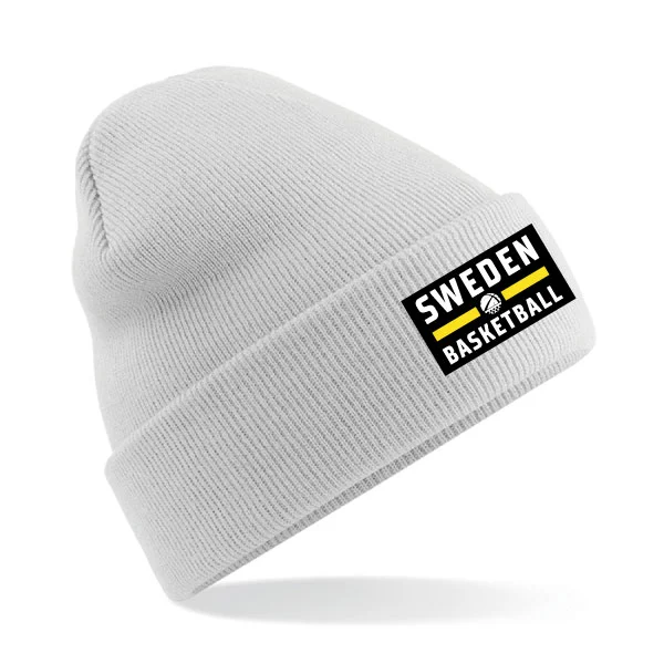 Sweden Basketball Cuffed Beanie Light Grey