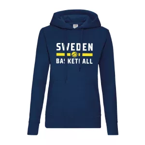 Sweden Basketball Huvtröja Tjej Deep Navy