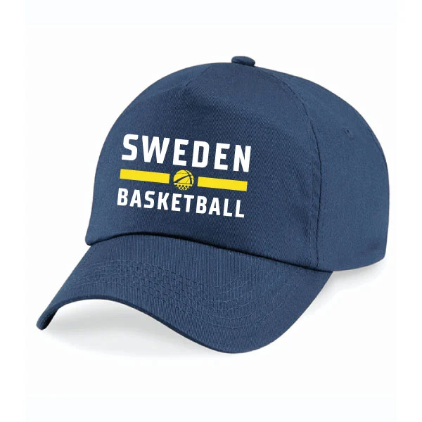 Sweden Basketball Keps Böjd Skärm