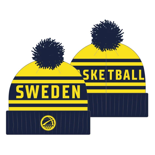 Sweden Basketball Mössa Bobble