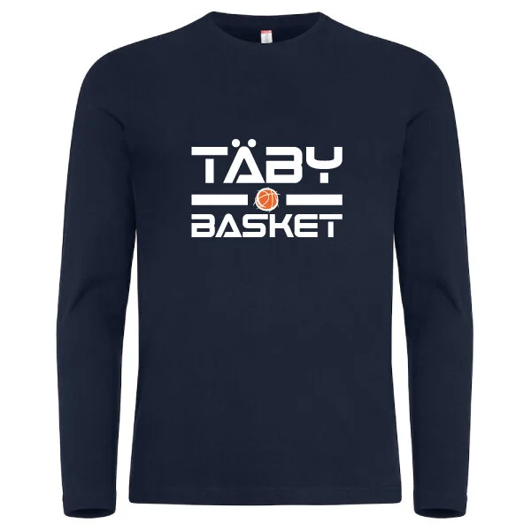 Täby Basket LS Fashion Tee Blå