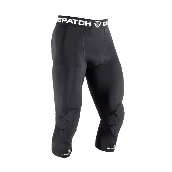 Gamepatch padded 3/4 tights svart