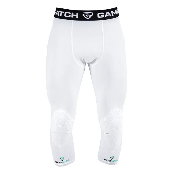 Gamepatch padded 3/4 tights vit