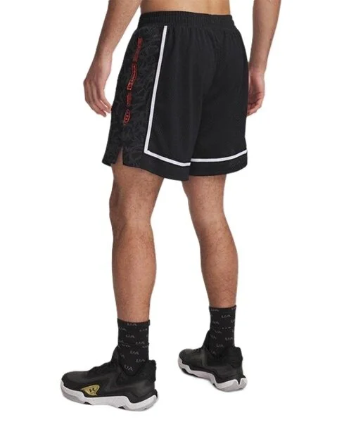 Under Armour 7" Mesh Basketball Shorts Svart/Vit