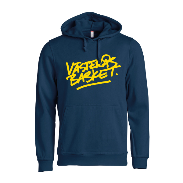 Västerås Basket Hoody Marin Scriptlogga