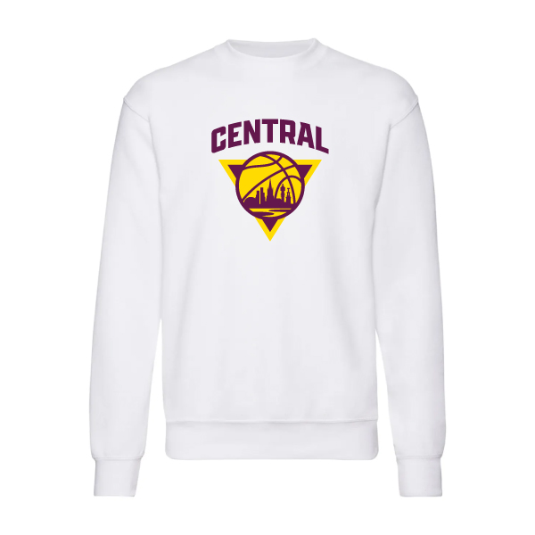 Central Basket Sweatshirt Vit Sr