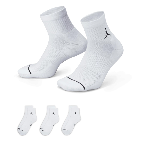 Jordan Everyday Quarter Sock 3-pack Vita