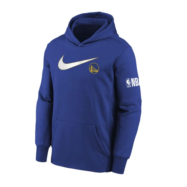 Nike NBA Golden State Warriors Hoody Jr Blå