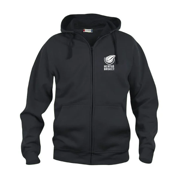 Hertsö Basket Zip Hoody Svart