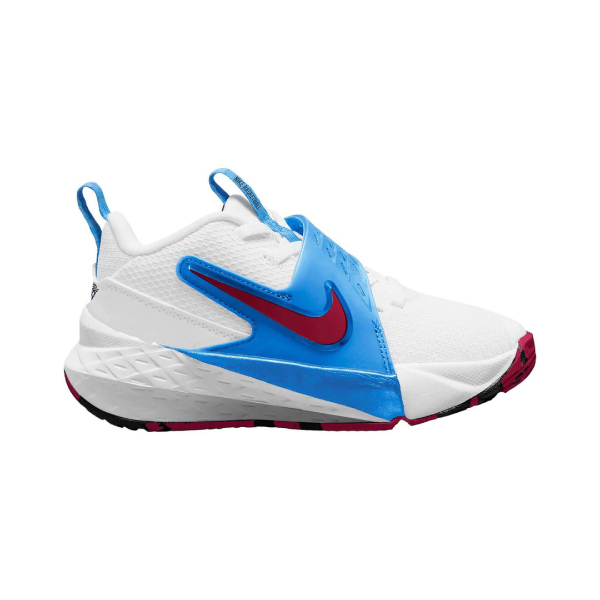 Nike Team Hustle D12 Barn Vit/Ljusblå