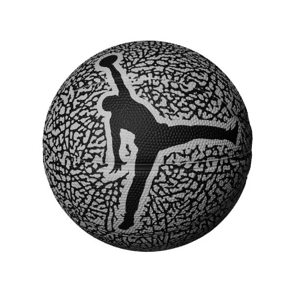 Jordan Mini Basketboll Stl 3 Grå/Svart