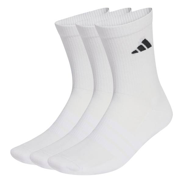 Adidas Basketstrumpa Crew 3-Pack Vit